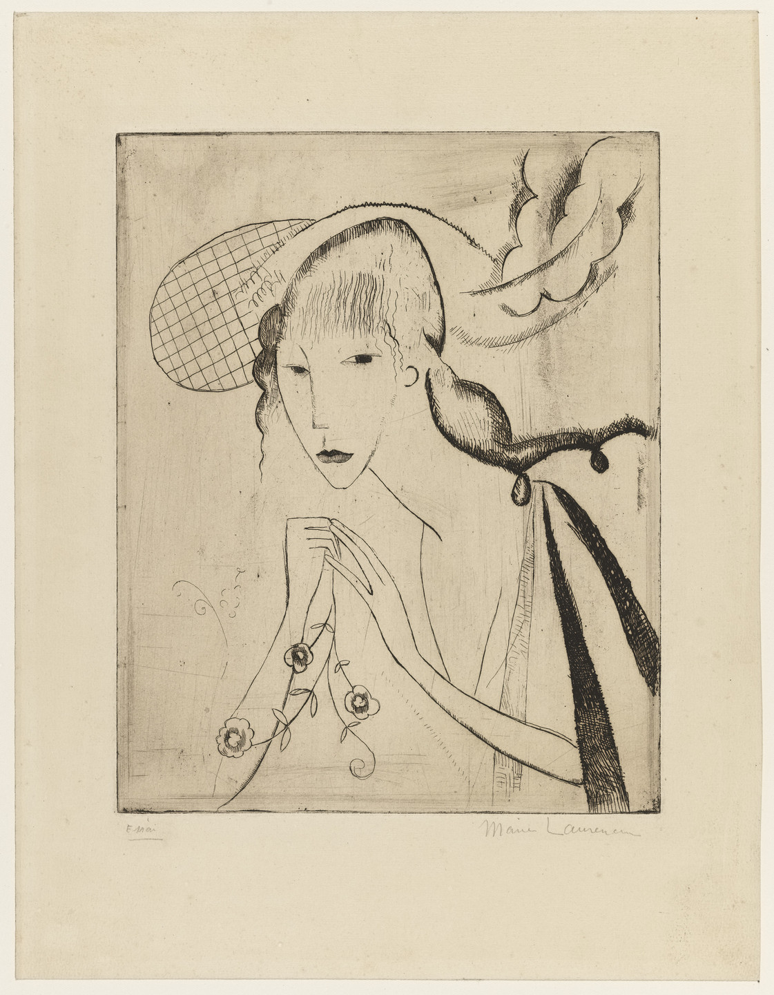 Marie Laurencin. The Beautiful Scottish Girl (La Belle écossaise). 1913