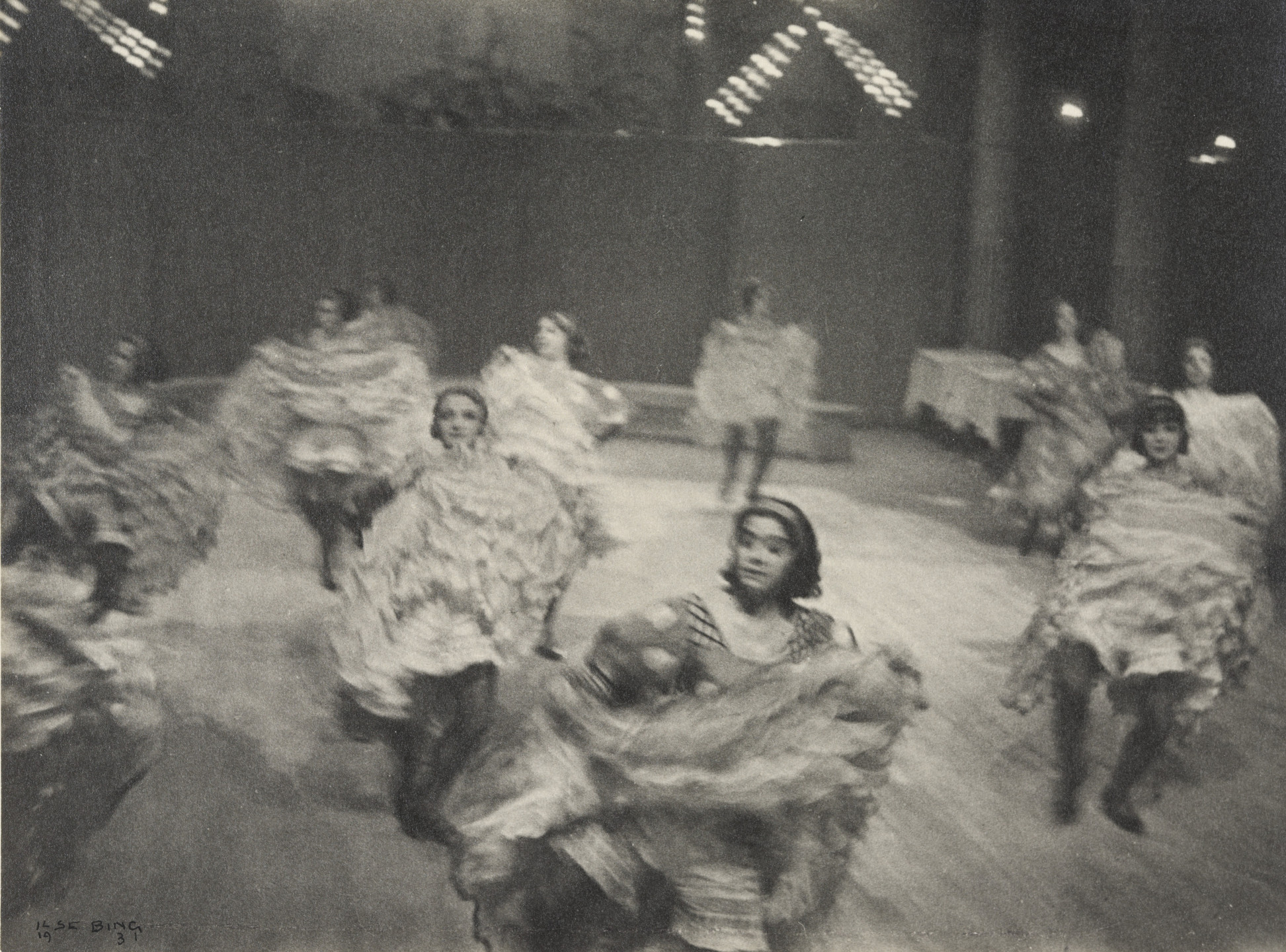 Ilse Bing. French Cancan, Moulin Rouge, Paris. 1931