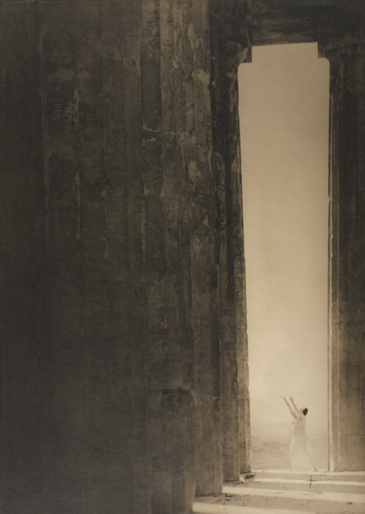 Isadora Duncan at the Portal of the Parthenon