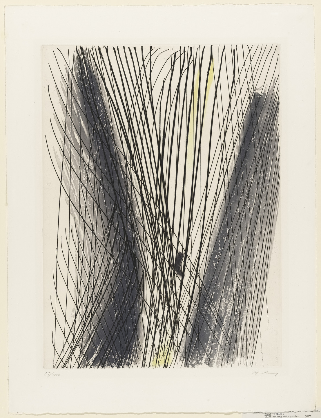 Hans Hartung. #18. (1953)