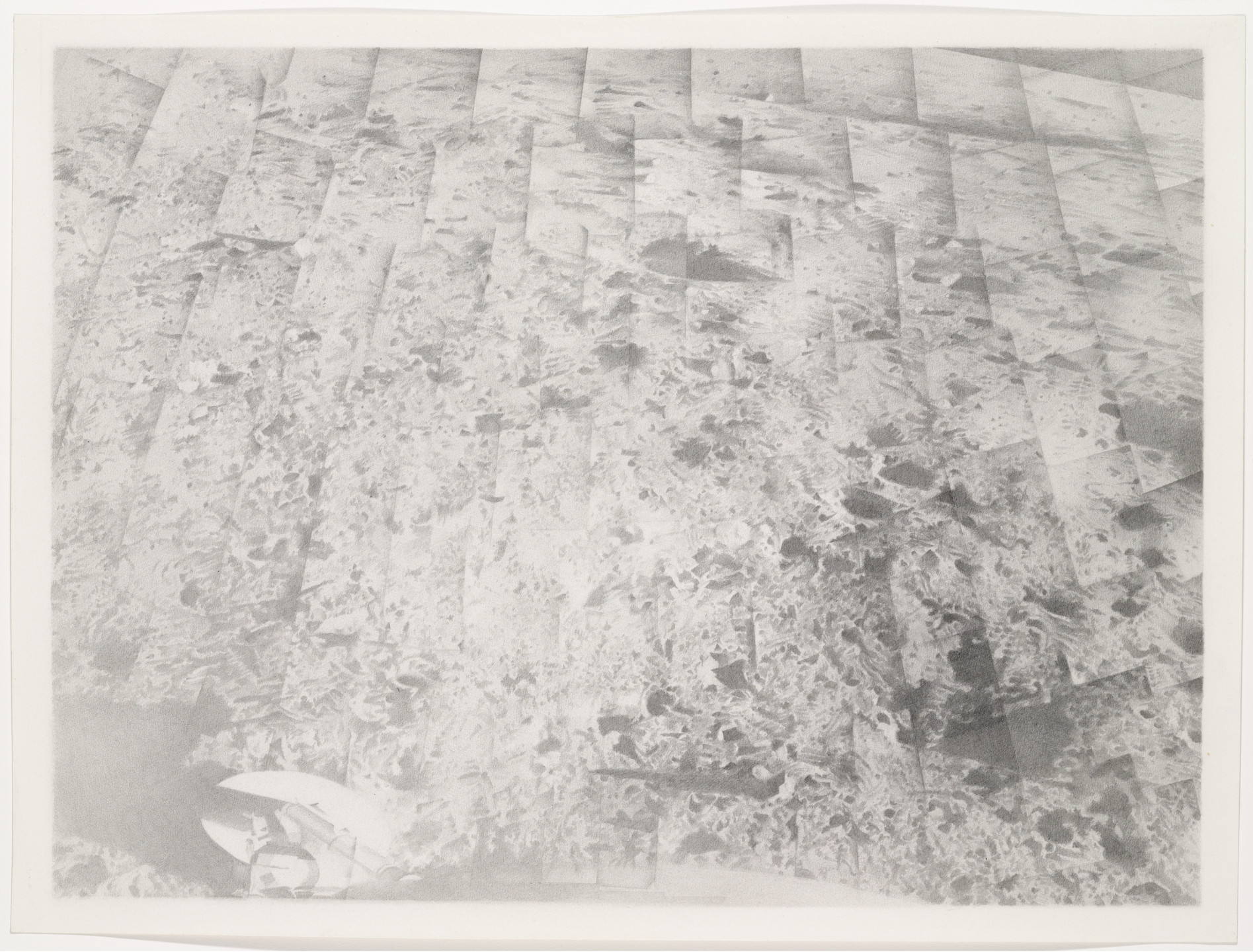 Vija Celmins. Moon Surface (Surveyor I). 1971-72