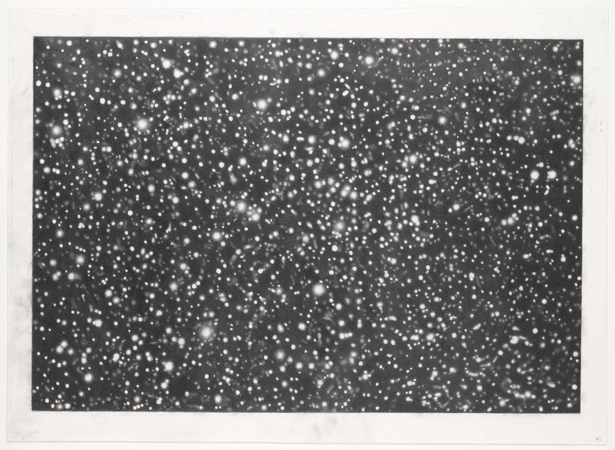 Vija Celmins. Star Field III. 1982–83