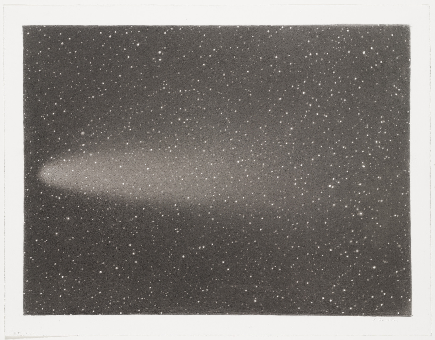 Vija Celmins. Untitled #13 (Comet). 1996