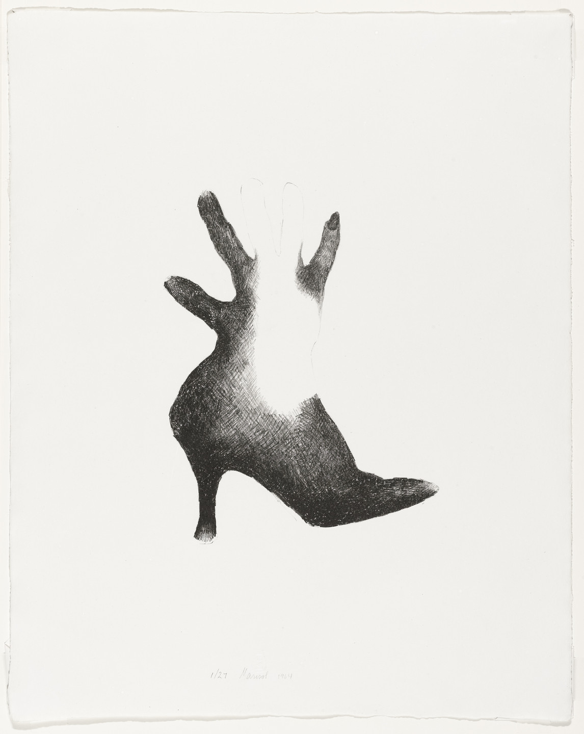 Marisol (Marisol Escobar). Shoe and Hand. 1964