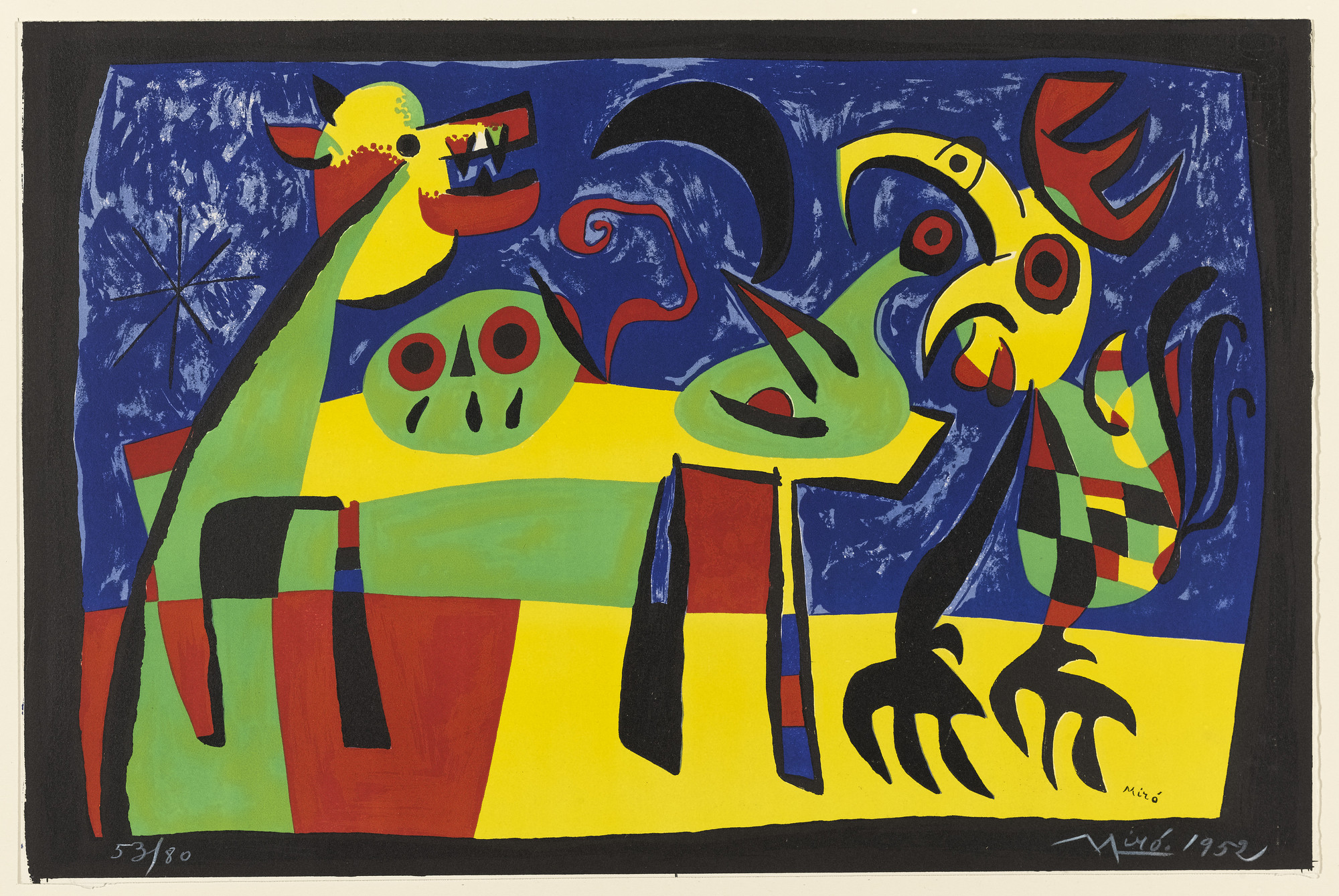 miro dog barking at moon