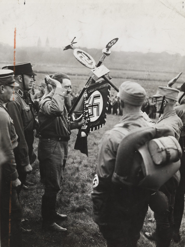 "The Leader of the German Nazis Reviews His Forces"