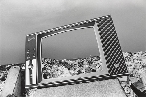 T.V. Frame Left in a Reclamation Area, Tokyo