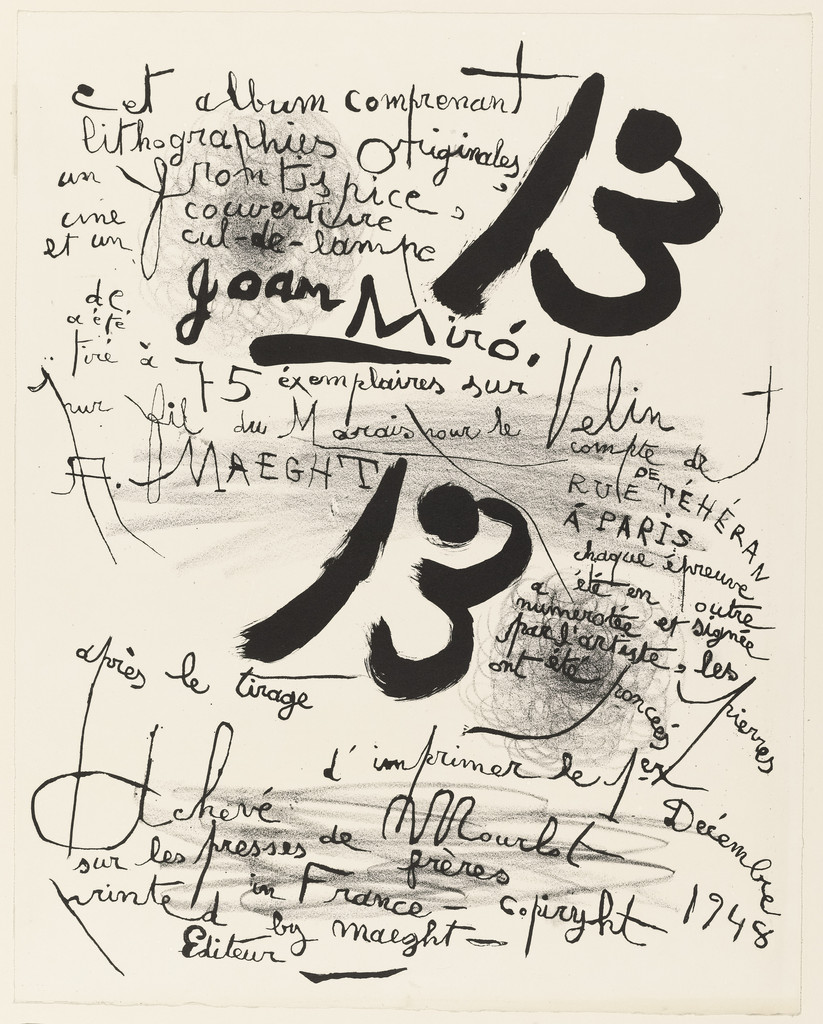 Colophon page from Album 13