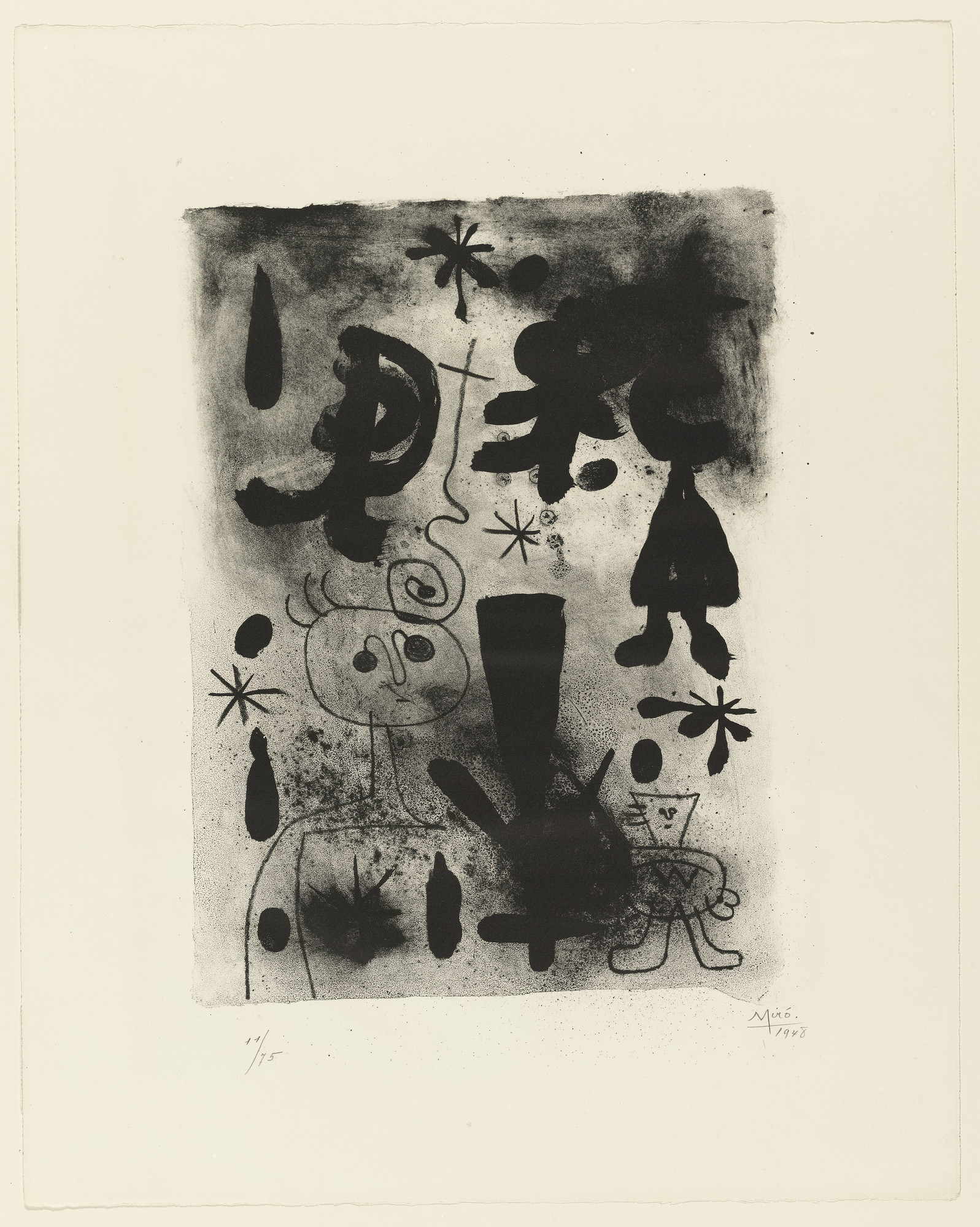 Joan Miró. Plate 3 from Album 13