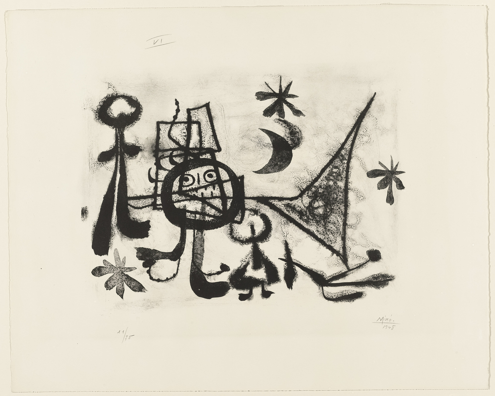 Joan Miró. Plate 6 from Album 13
