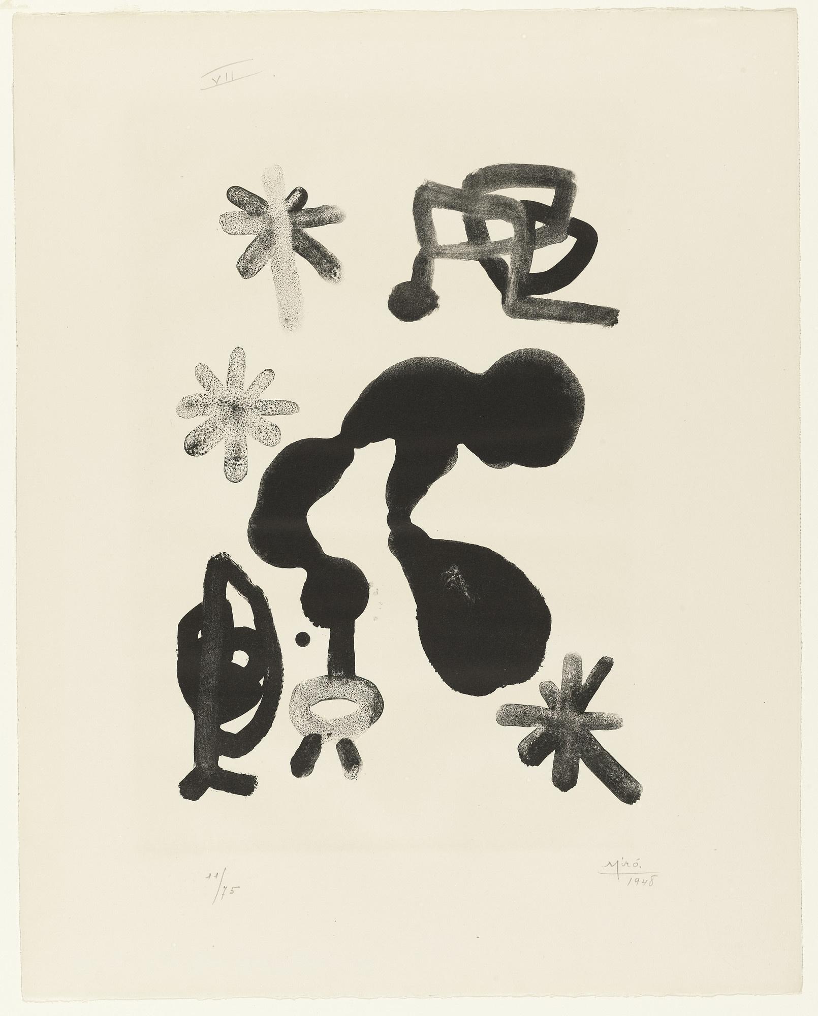 Joan Miró. Plate 7 from Album 13