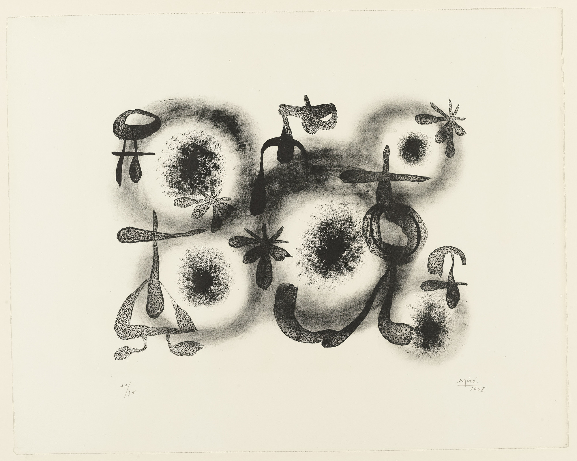 Joan Miró. Plate 9 from Album 13