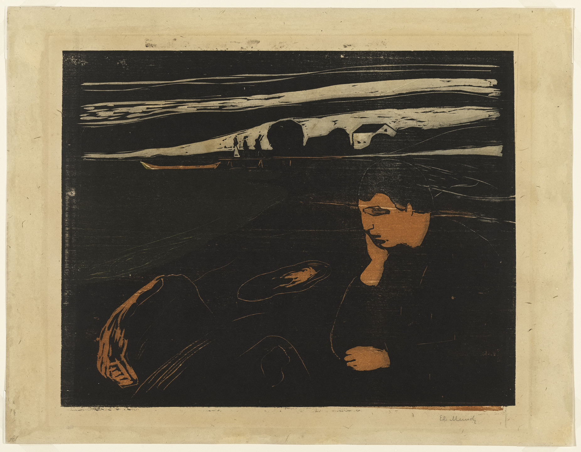 Edvard Munch. Melancholy III (Melankoli III). 1902