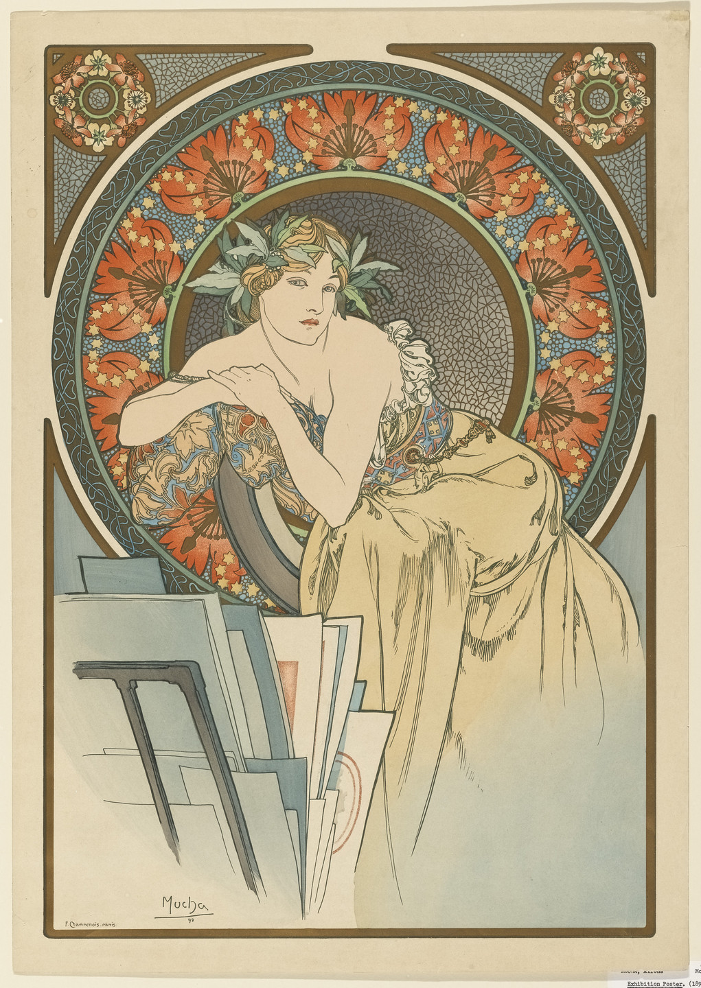 Alphonse Mucha. Exhibition Poster. 1898