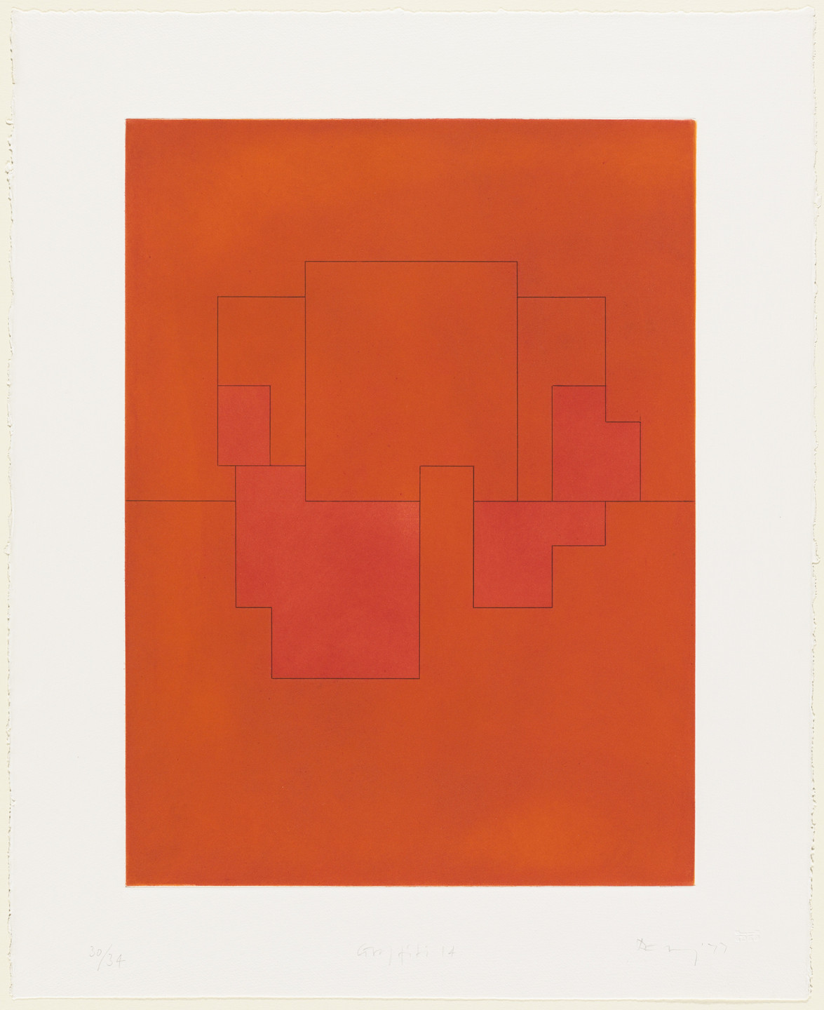 Robyn Denny. Graffiti 14. 1977
