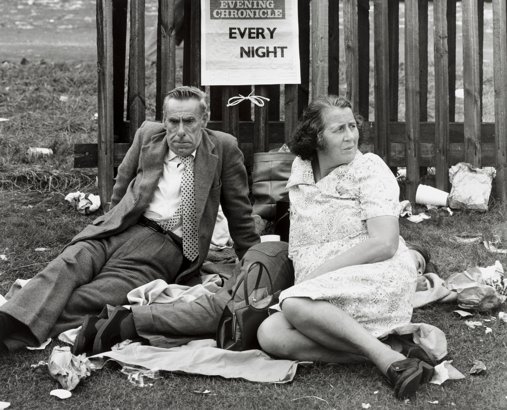 Chris Killip. Family at Durham Miners Gala, Durham. 1975