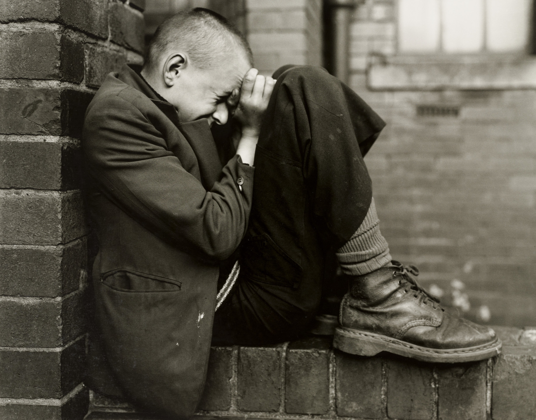 Chris Killip. Youth on a Wall, Jarrow, Tyneside. 1976