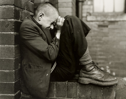 Youth on a Wall, Jarrow, Tyneside