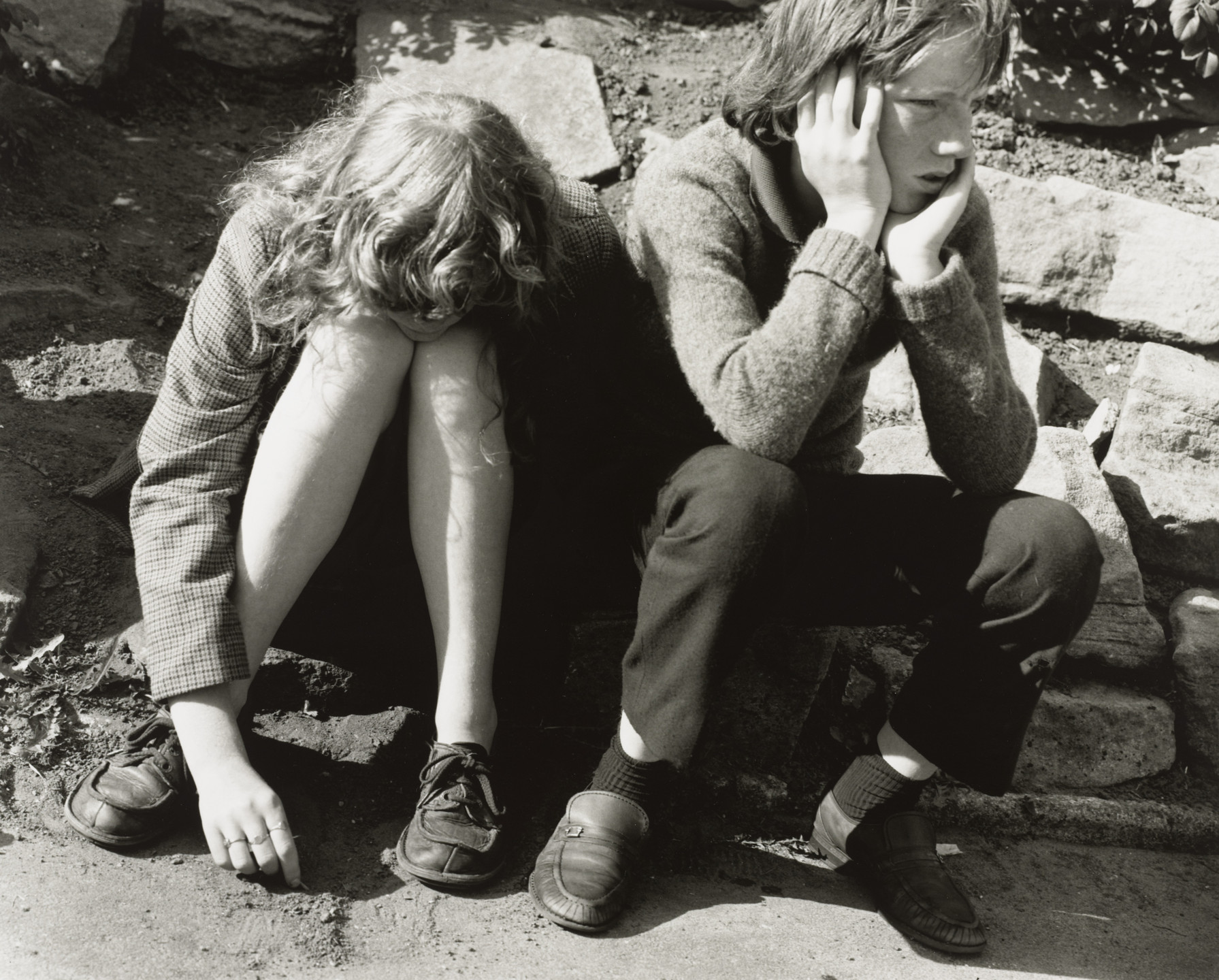 Chris Killip. Brother and Sister Waiting, Whitley Bay, Tyneside. 1981