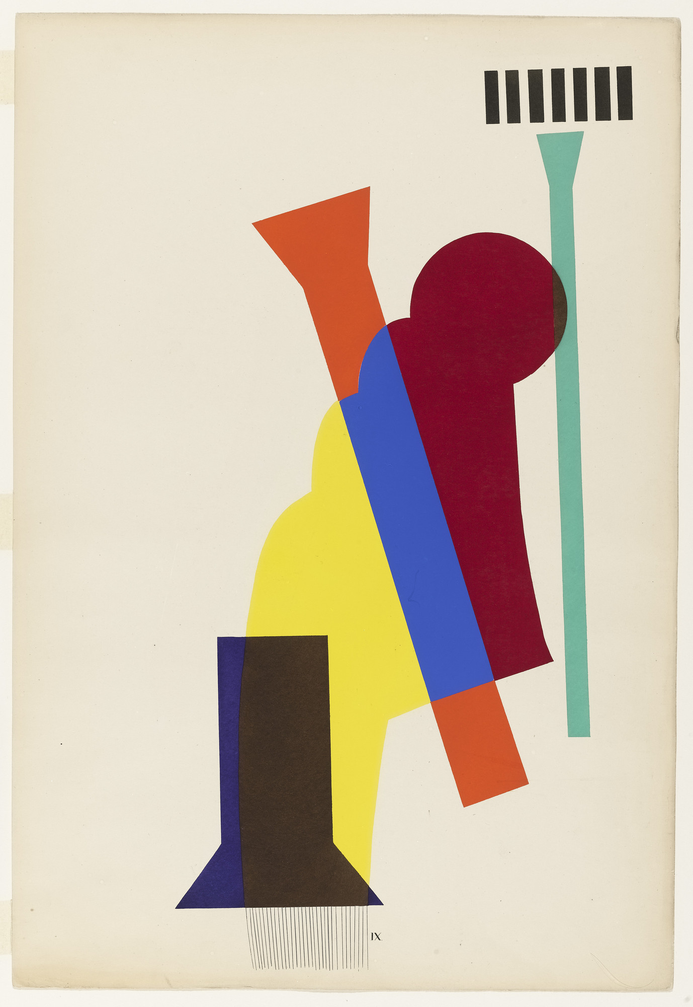 Man Ray (Emmanuel Radnitzky). Concrete Mixer from Revolving Doors