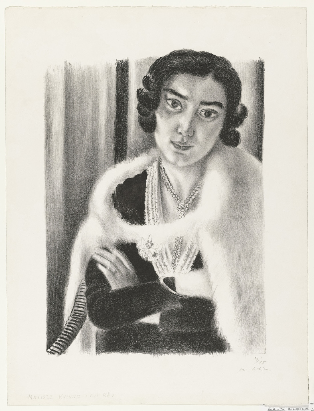 Henri Matisse. The White Fox (Le Renard blanc). 1929