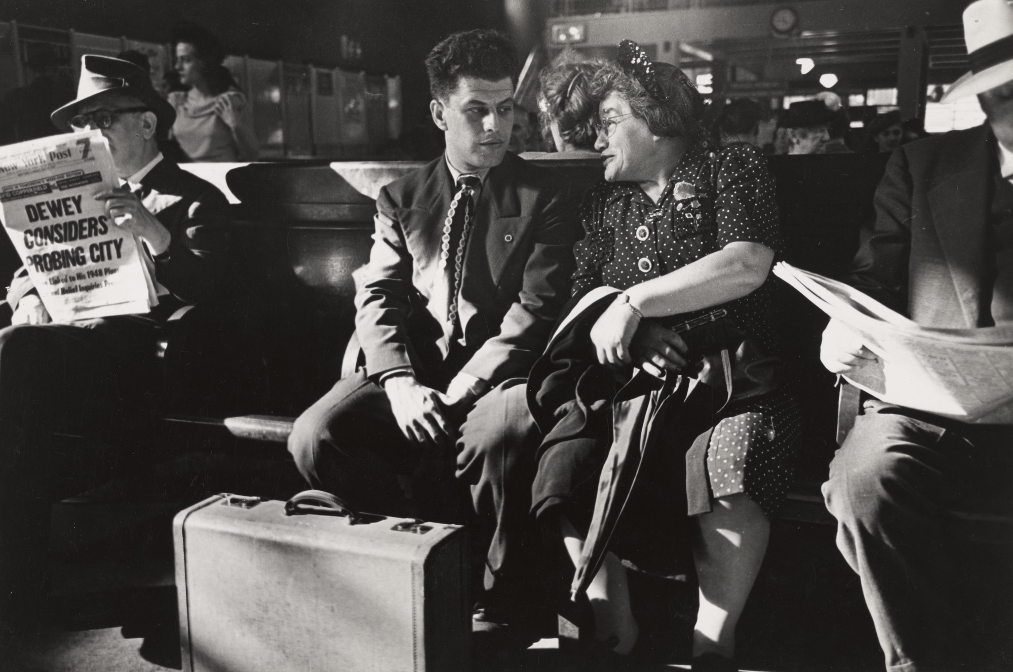 Esther Bubley. Bus Terminal, New York City. 1947
