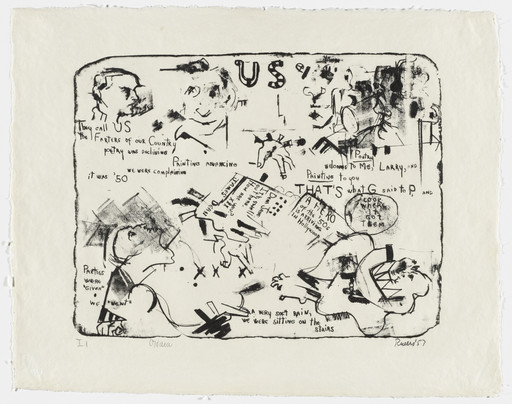 Larry Rivers. Us from Stones. 1957, published 1960