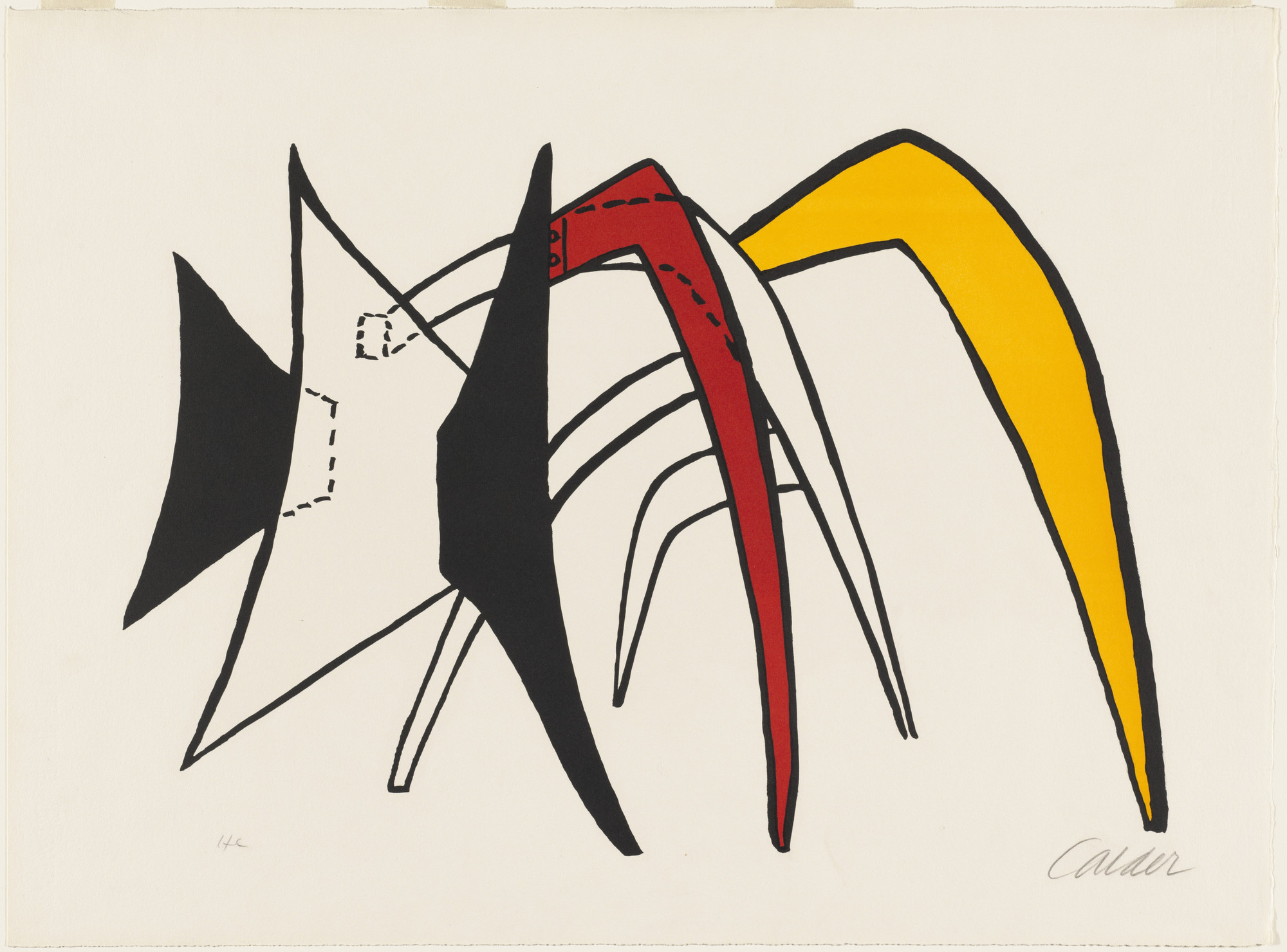 Alexander Calder. The Yellow Giant Anteater (Tamanoir jaune)