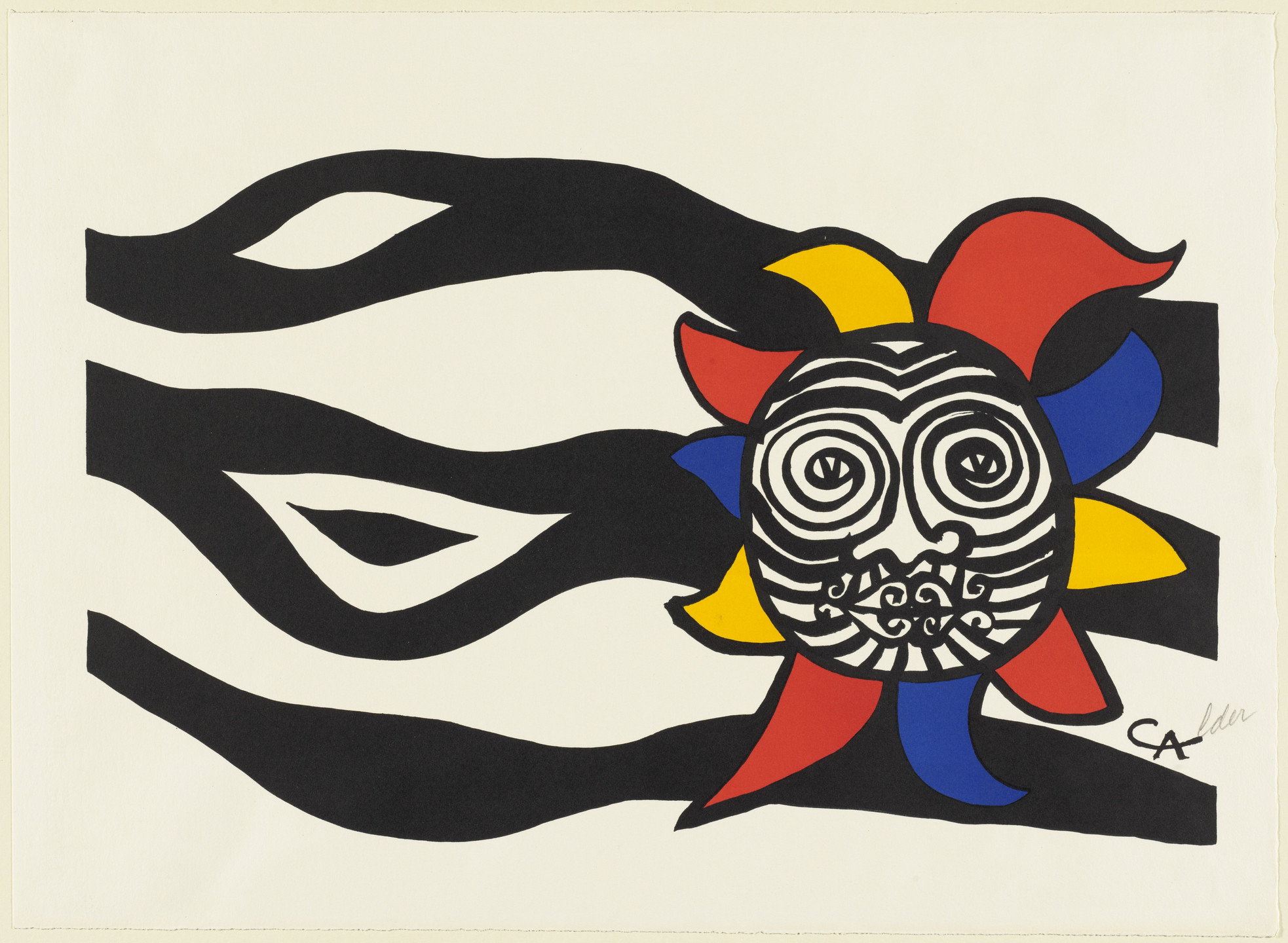 Alexander Calder. Moonlight in a Gust of Wind (Un clair de lune dans un coup de vent). (1965-66)