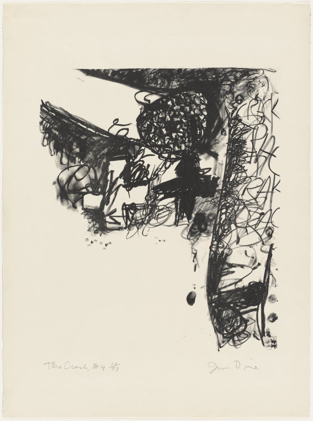 Jim Dine. Car Crash IV. 1960