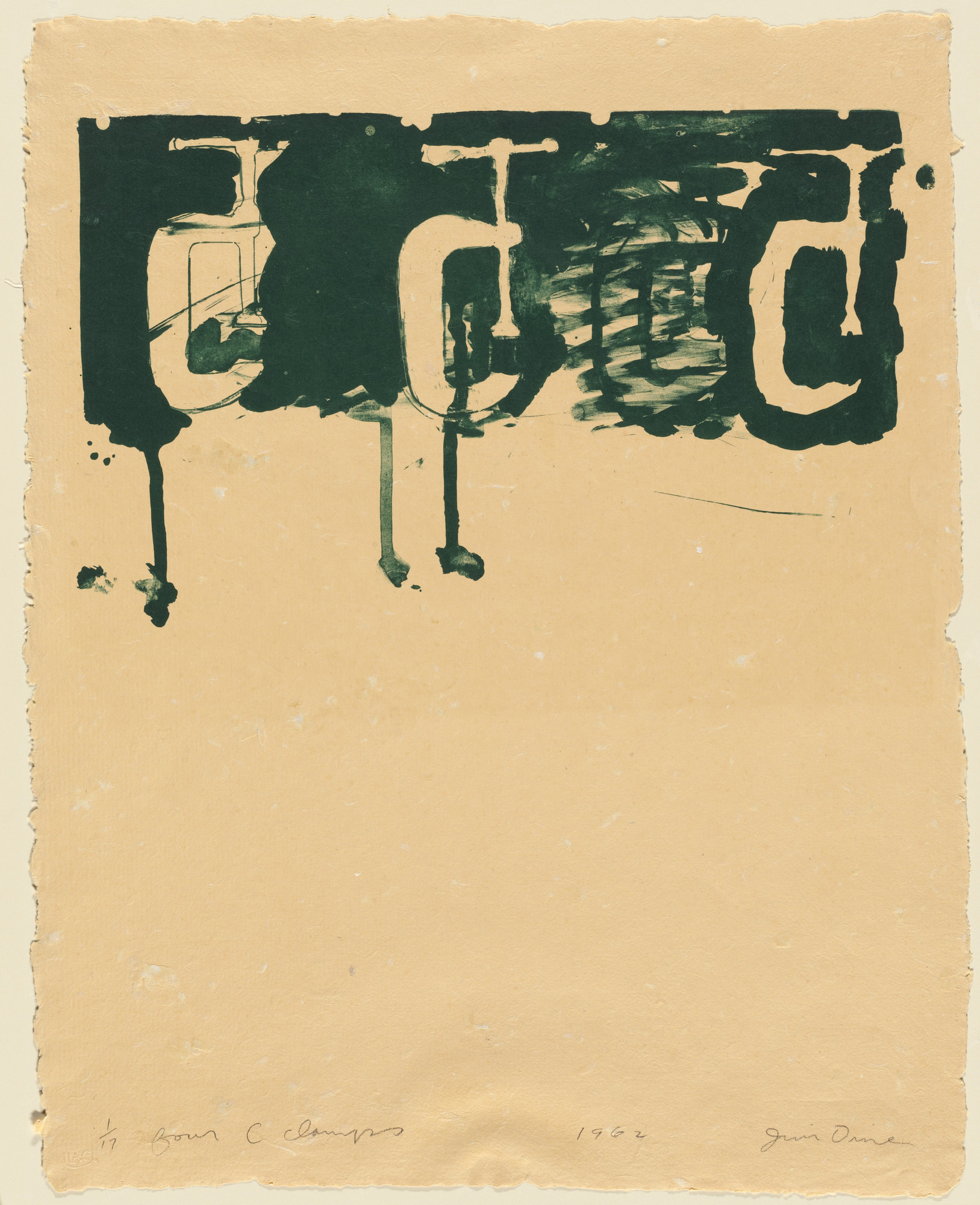 Jim Dine. Four C Clamps