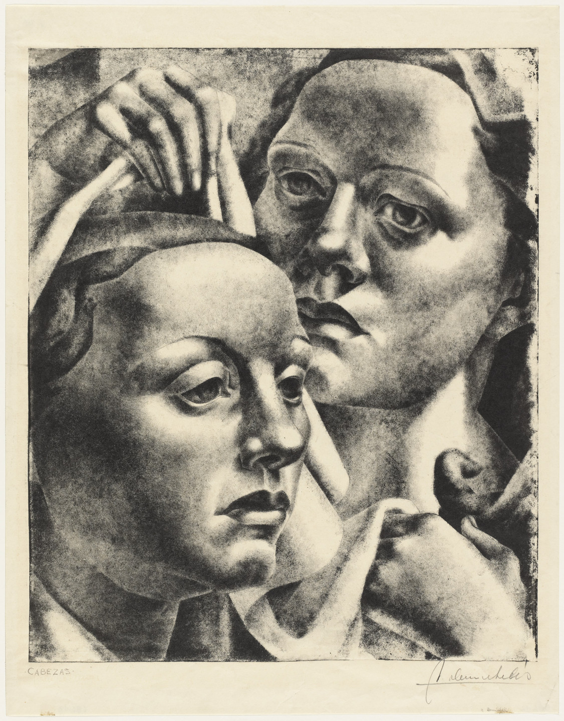 Nélida Demichelis. Heads (Cabezas). 1942