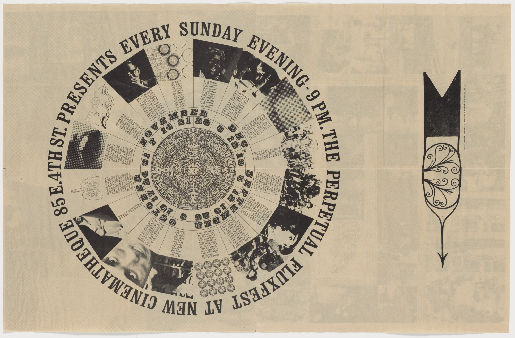 Various Artists. Fluxus Vaudeville TouRnamEnt Fluxus newspaper no. 6. 1965