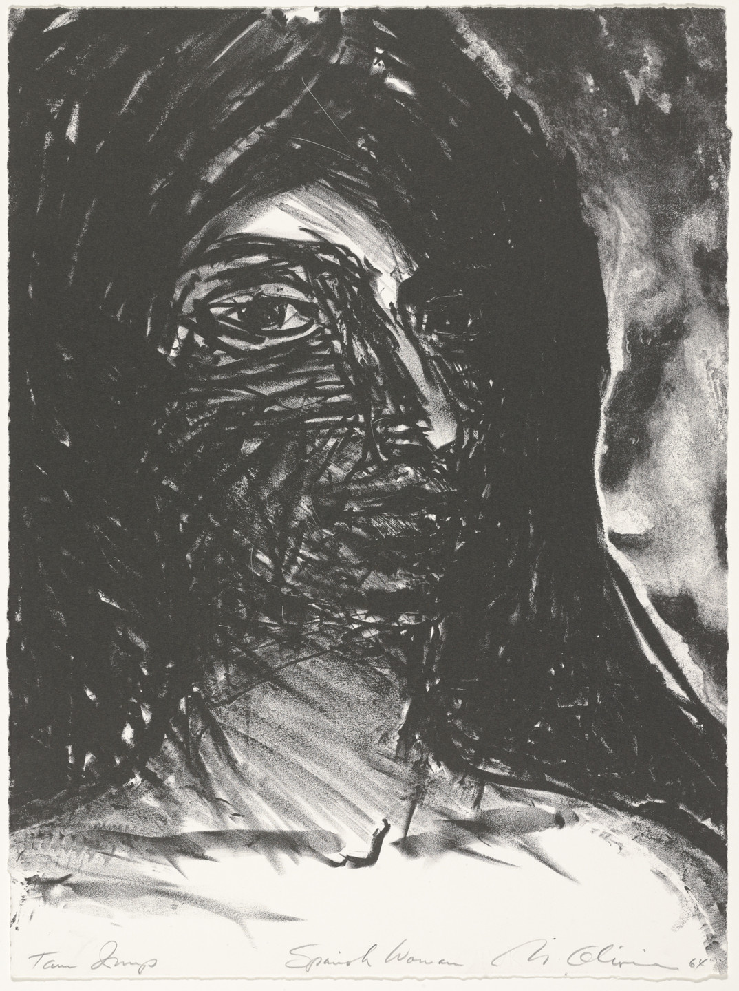 Nathan Oliveira. Spanish Woman. 1964