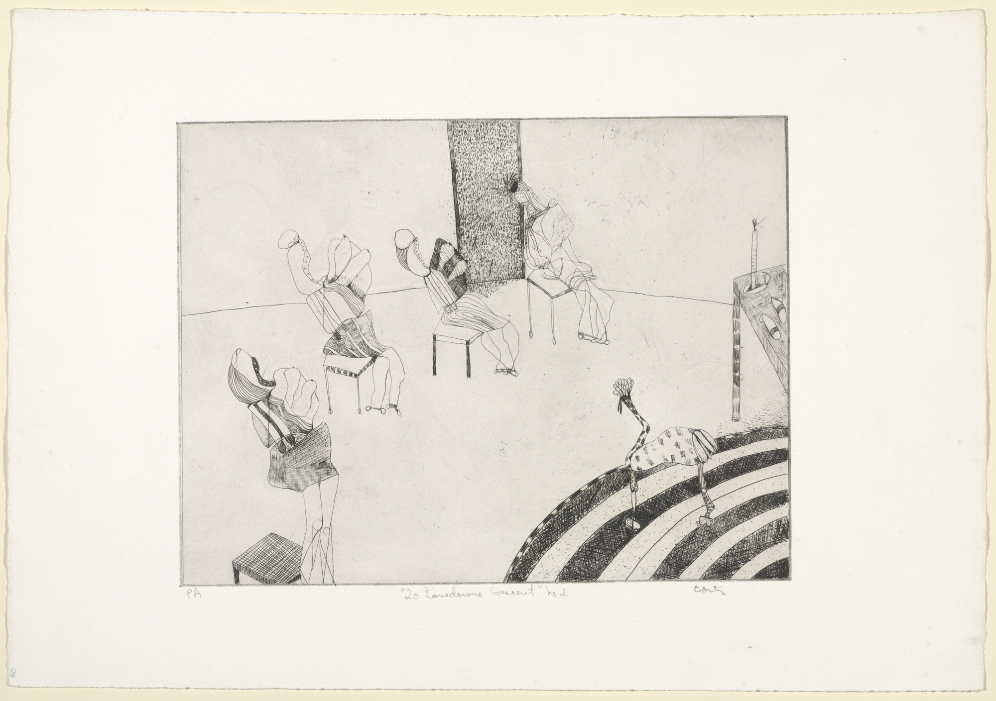 Emilio Ortiz. 20 Lansdowne Crescent #2. (1969)