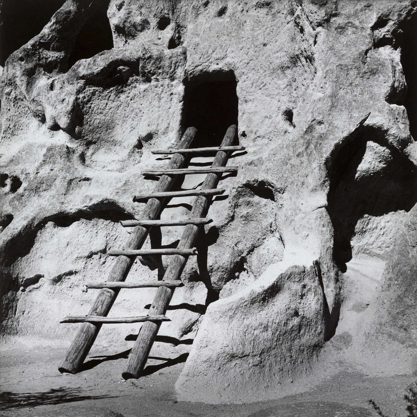 William R. Current. Entrance to Rockcut Dwelling, Bandelier National Monument. 1962