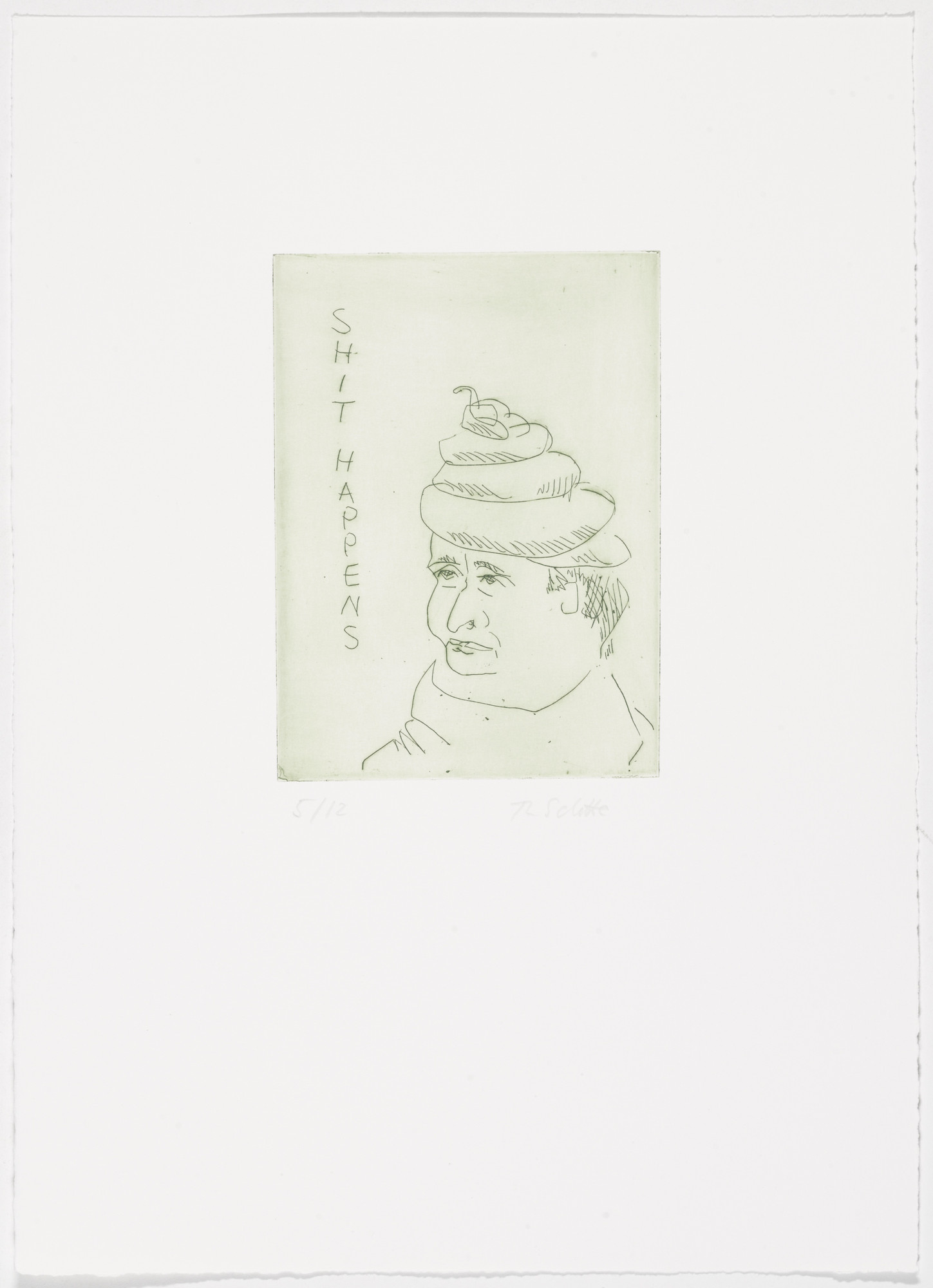 Thomas Schütte. Low Tide Wandering No. 114 (Wattwanderung No. 114) from Low Tide Wandering (Wattwanderung)