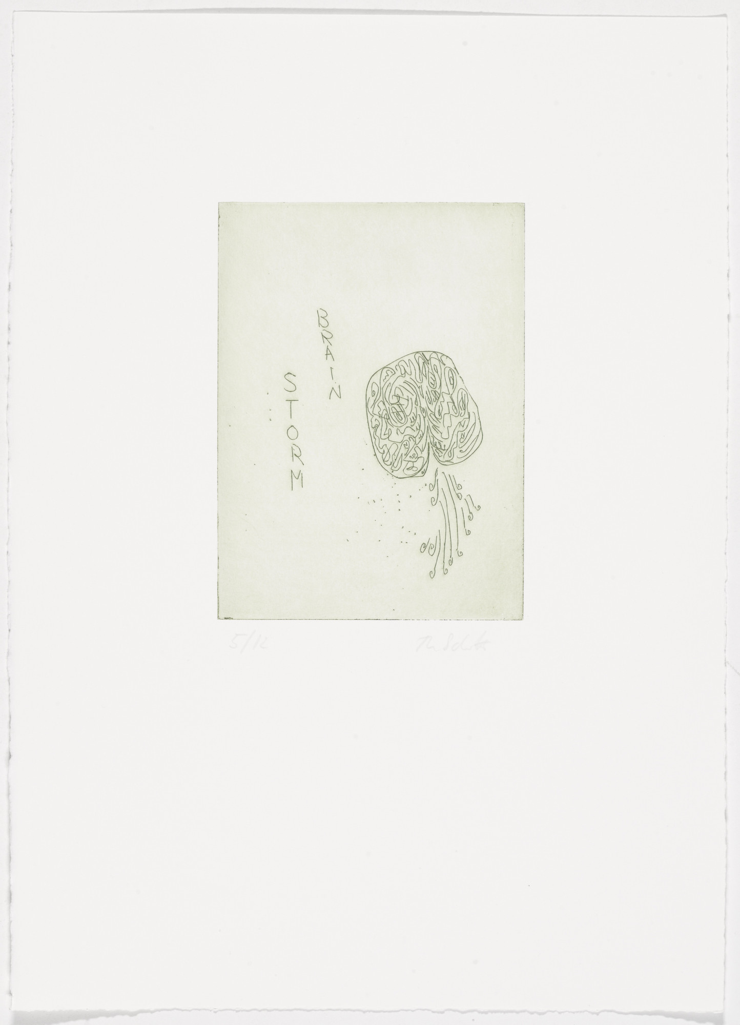 Thomas Schütte. Low Tide Wandering No. 117 (Wattwanderung No. 117) from Low Tide Wandering (Wattwanderung)