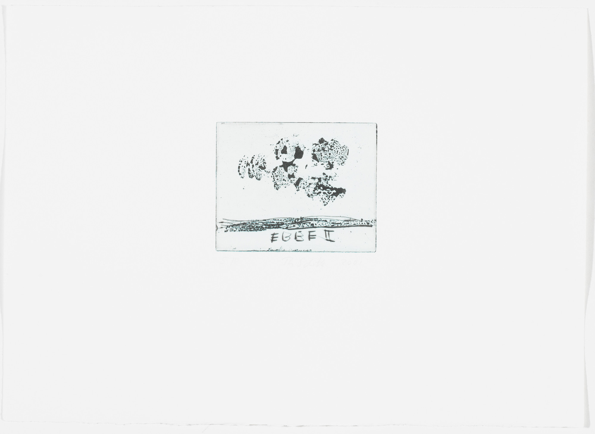 Thomas Schütte. Low Tide Wandering No. 2 (Wattwanderung No. 2) from Low Tide Wandering (Wattwanderung)