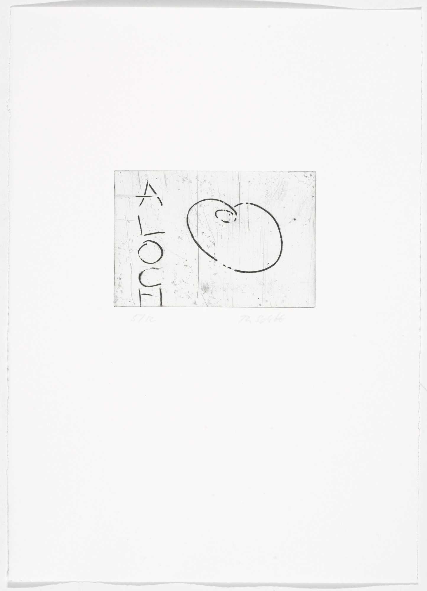 Thomas Schütte. Low Tide Wandering No. 39 (Wattwanderung No. 39) from Low Tide Wandering (Wattwanderung)