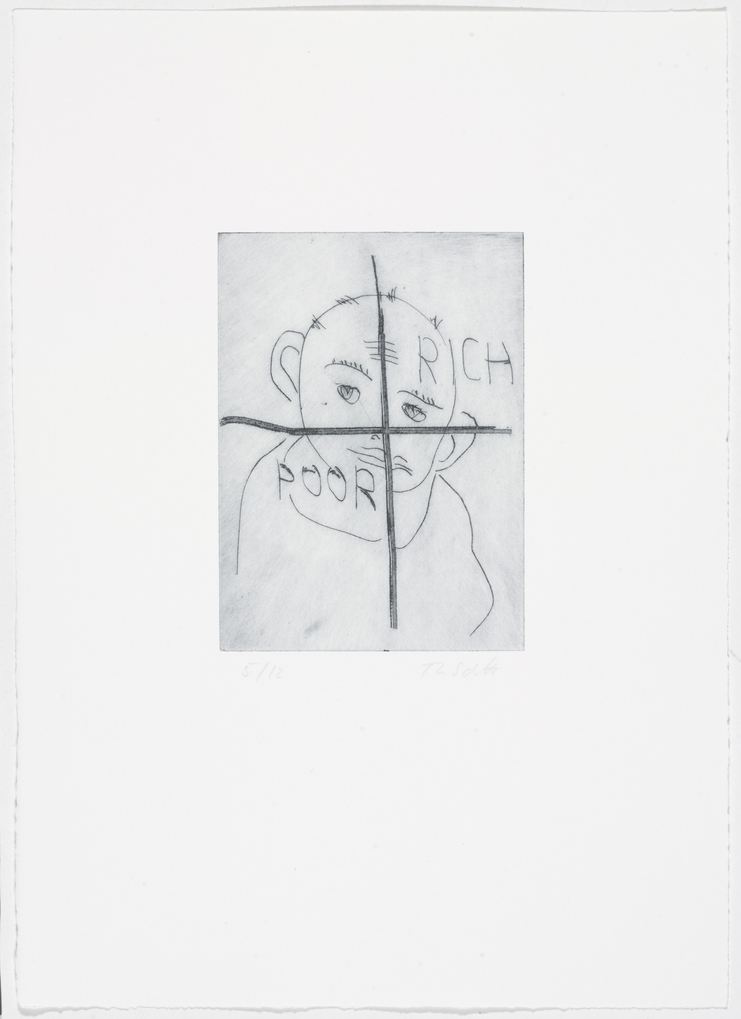 Thomas Schütte. Low Tide Wandering No. 94 (Wattwanderung No. 94) from Low Tide Wandering (Wattwanderung)