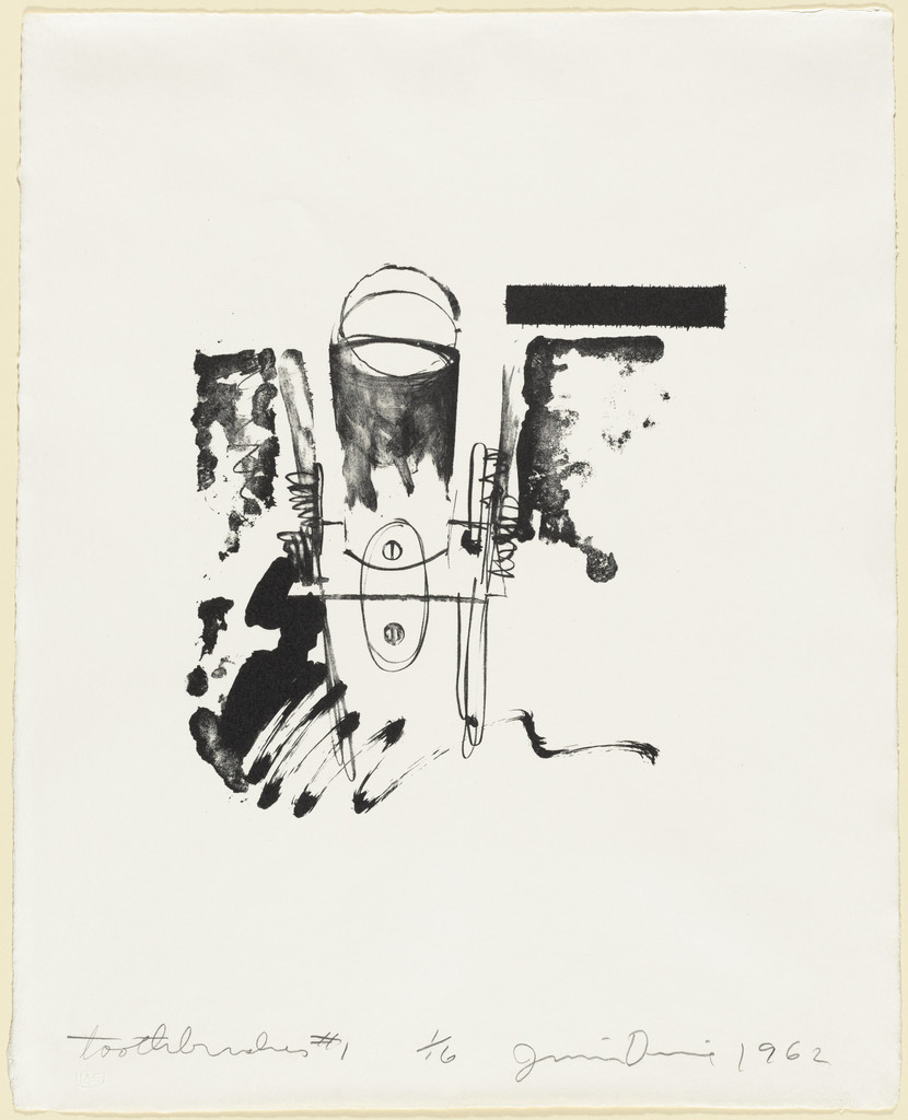 Toothbrushes #1, Jim Dine, 1962