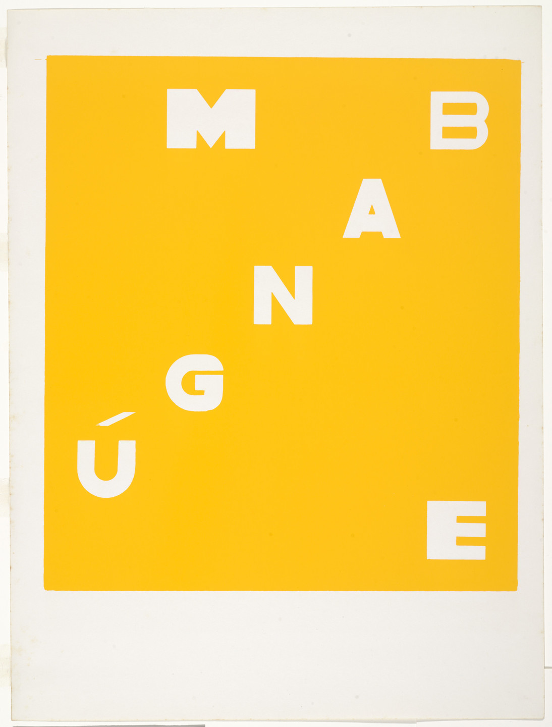 Hélio Oiticica. Mangue Bangú – excerpt from “Homage to Father” (Mangue Bangú – excerto de “Homage to father”). 1972