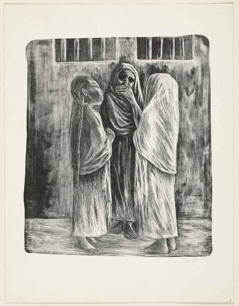 Three Girls before the Prison (Juvente a la galera)