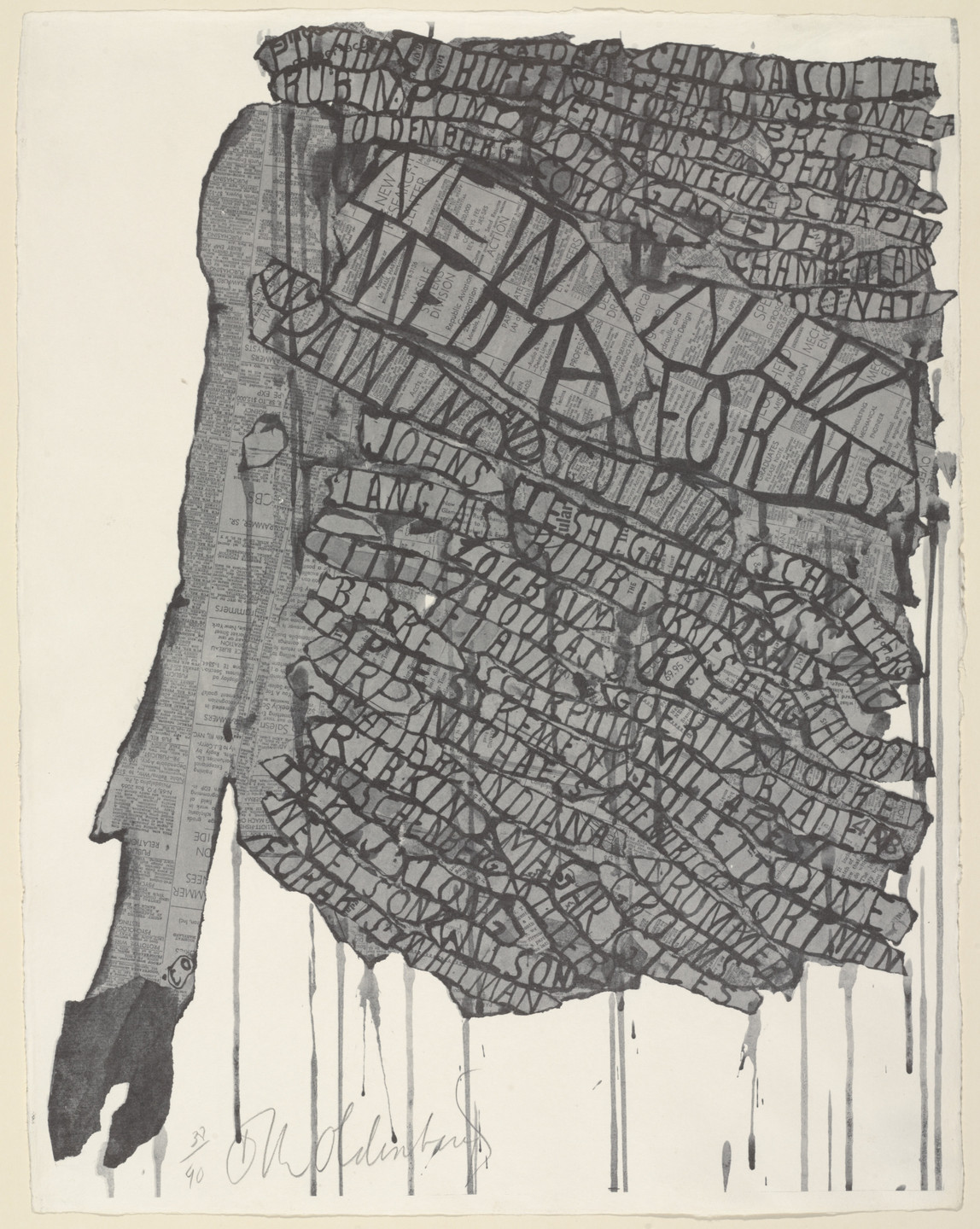 Claes Oldenburg. New Media–New Forms in Painting and Sculpture. 1960