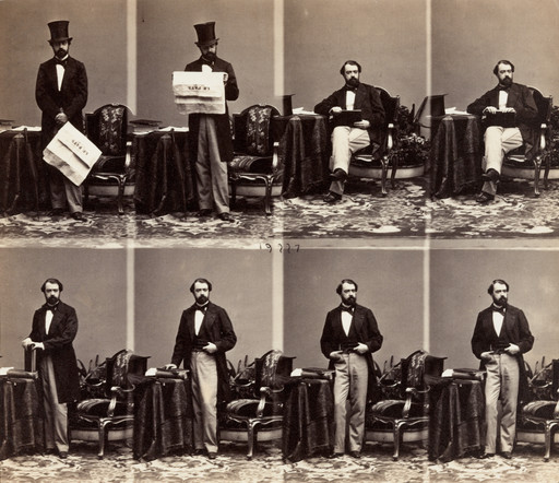 André-Adolphe-Eugène Disdéri. José Manuel Hidalgo. 1860
