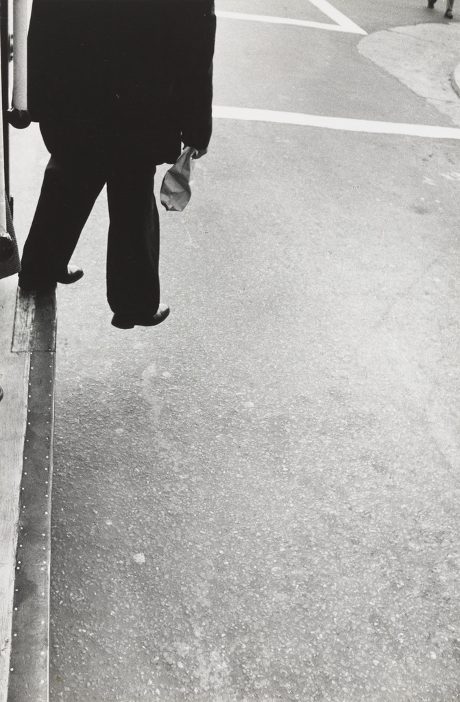 Man Stepping from Cable Car, San Francisco