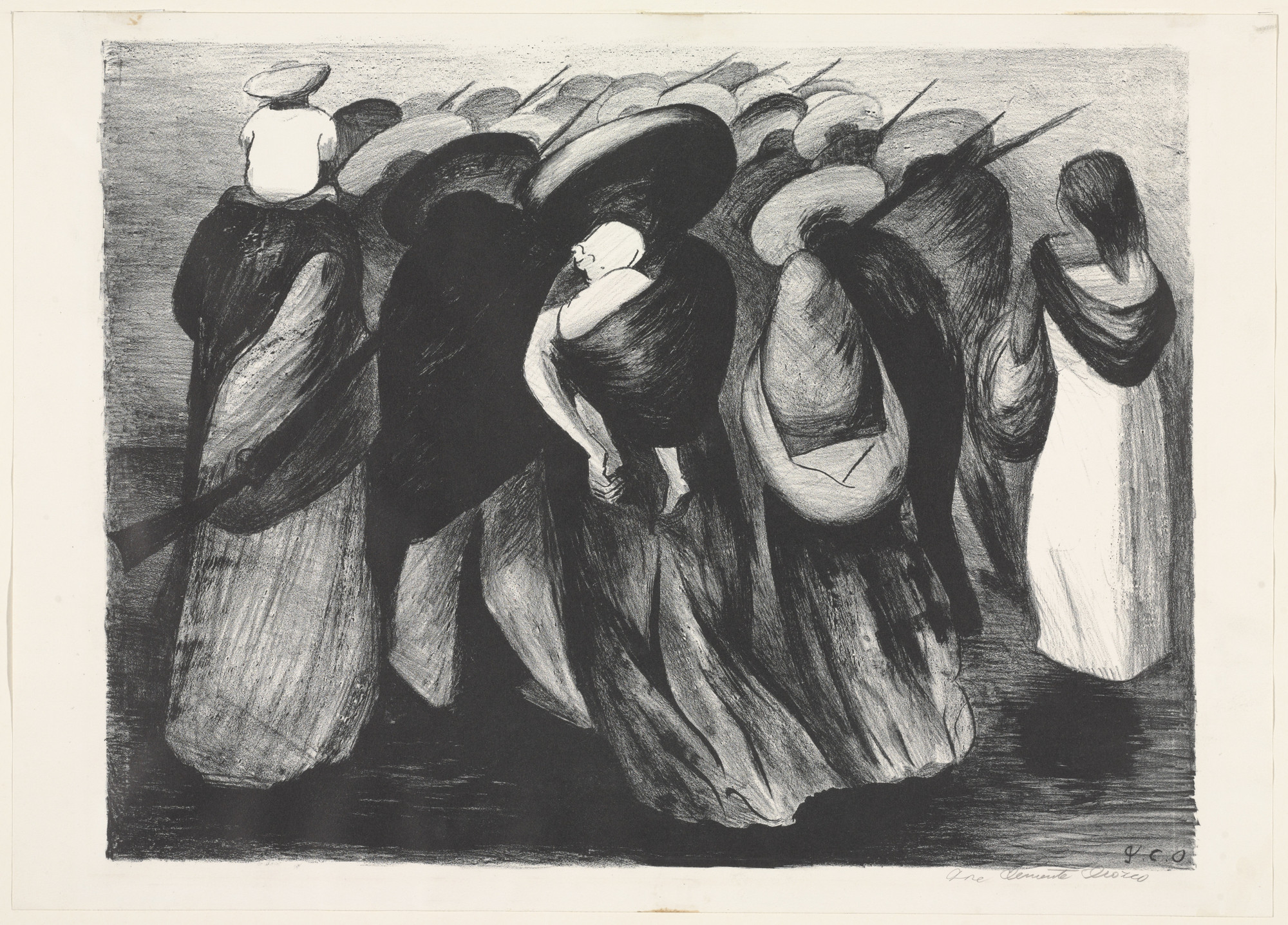 José Clemente Orozco. Rear Guard (La Retaguardia). 1929