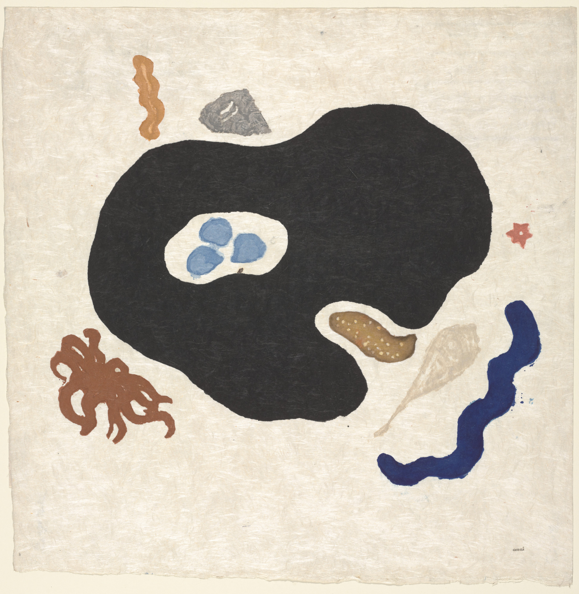 Koshiro Onchi. Family of the Sea