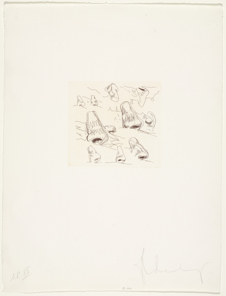 Landscape with Noses, Claes Oldenburg, 1976